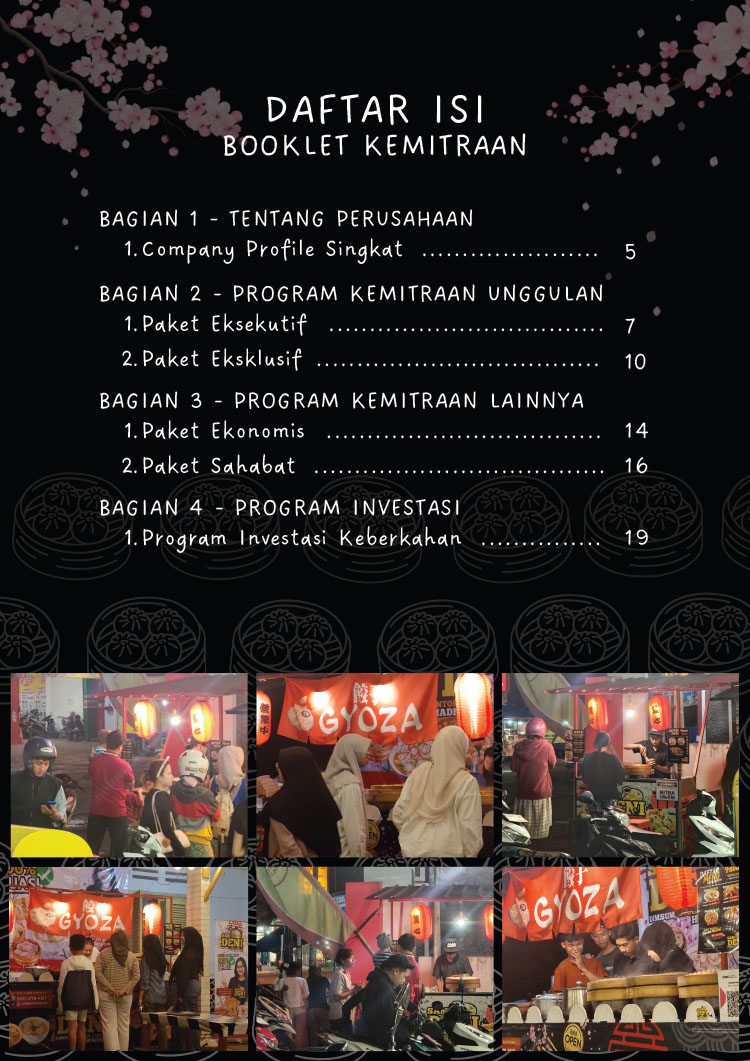 Kemitraan / Peluang Bisnis Dimsum, Gyoza, Wonton Homemade Sam Deni