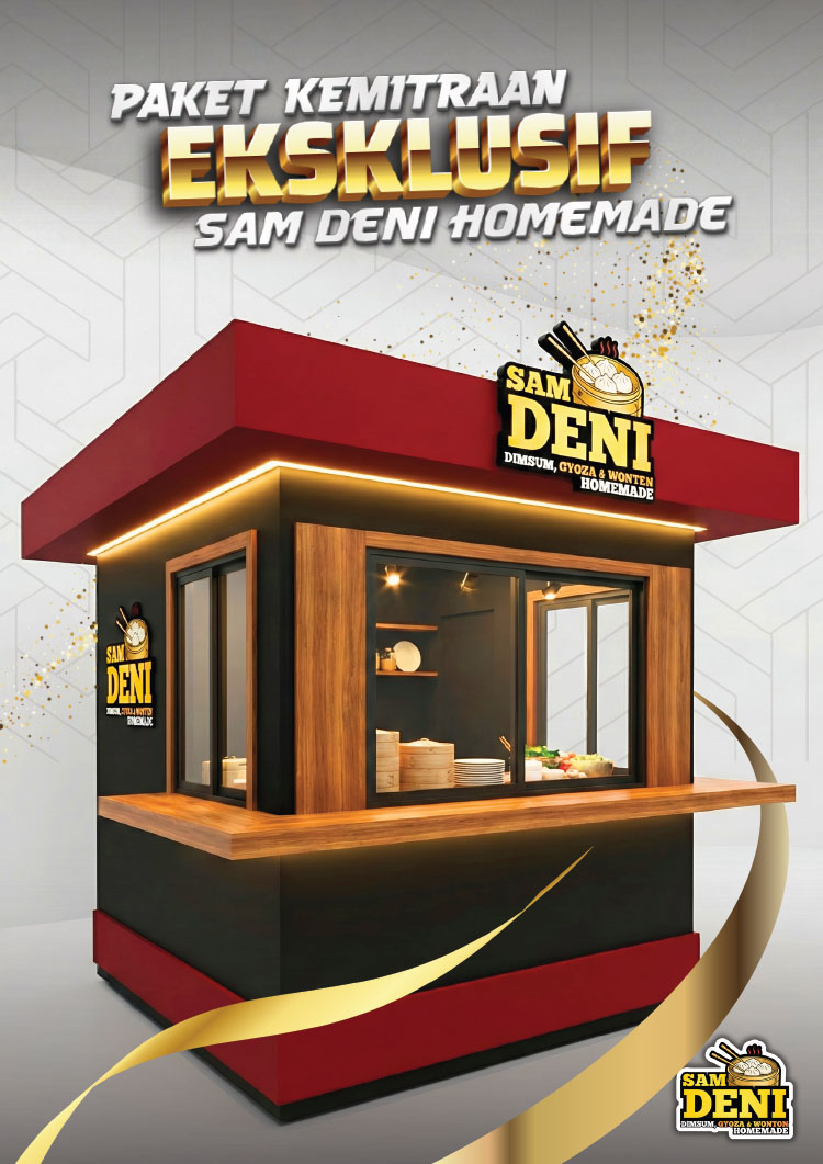Kemitraan / Peluang Bisnis Dimsum, Gyoza, Wonton Homemade Sam Deni
