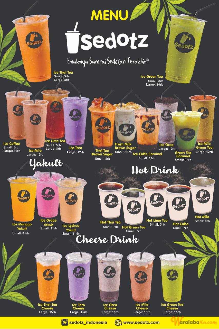 Franchise Peluang Usaha Minuman Thai Tea - Sedotz