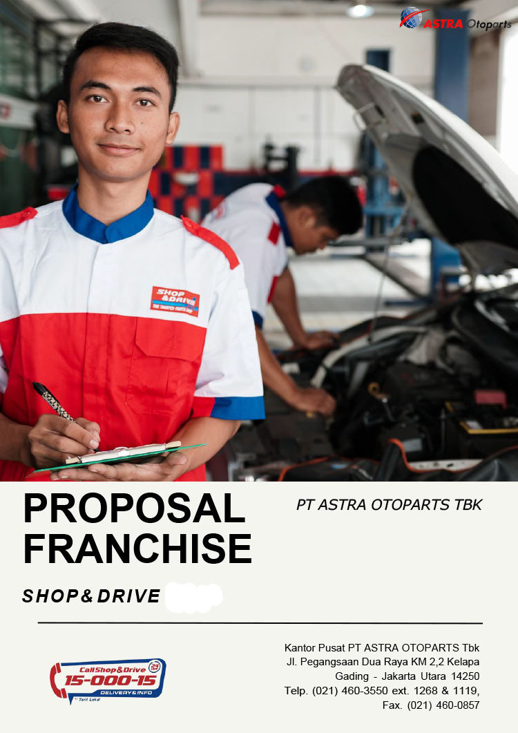 Kemitraan / Peluang Bisnis Suku Cadang & Bengkel Kendaraan Shop & Drive Kemitraan / Peluang Bisnis Suku Cadang & Bengkel Kendaraan Shop & Drive