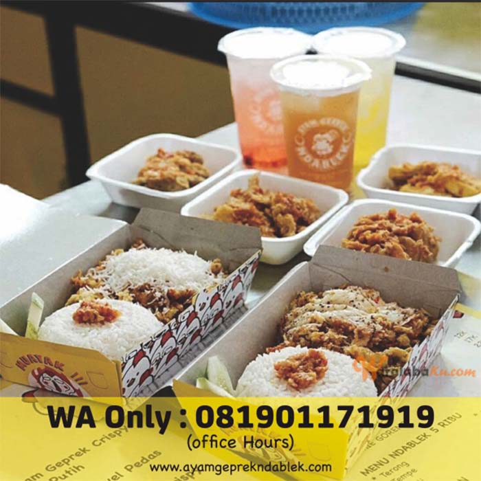 Franchise Peluang Usaha Ayam Geprek Ndablek