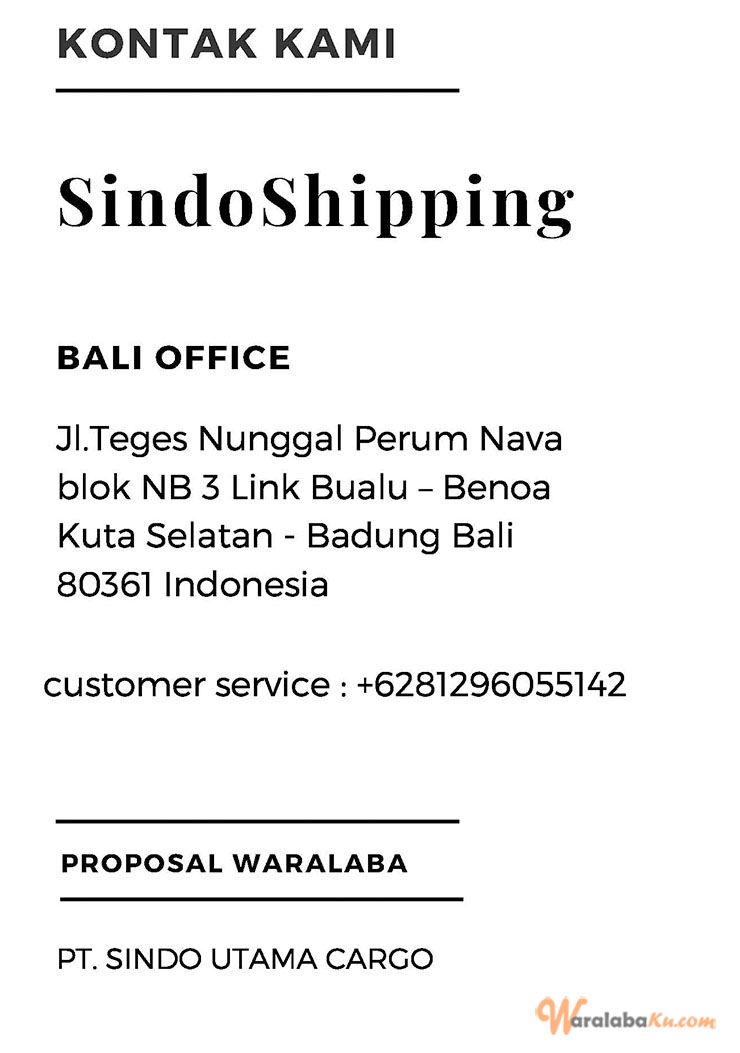 Franchise Peluang Usaha Jasa Pengiriman Sindo Shipping