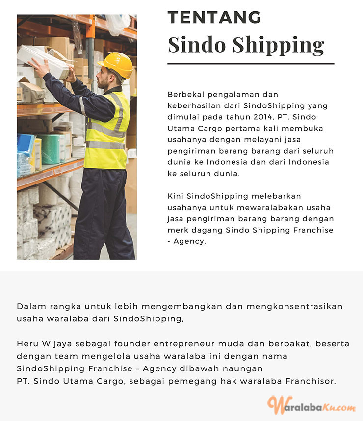 Franchise Peluang Usaha Jasa Pengiriman Sindo Shipping