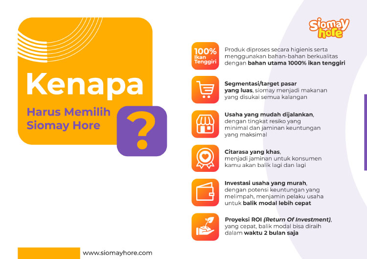 Kemitraan / Peluang Bisnis Somay Bandung Siomay Hore