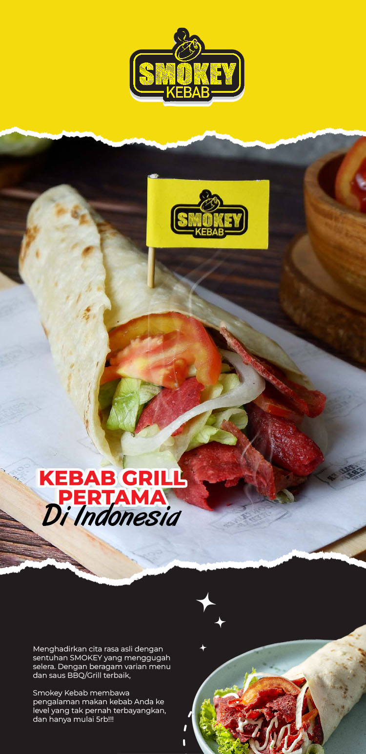 Kemitraan Peluang Bisnis Kebab Grill, Kebab Ice Cream, Smokey Kebab