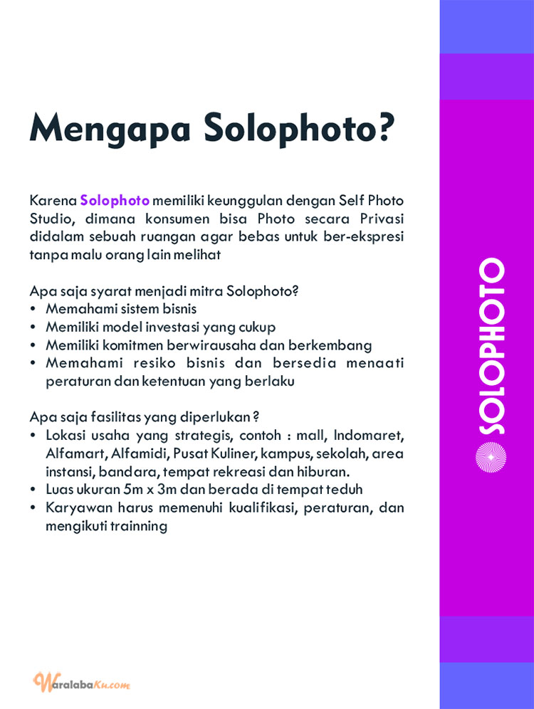 Peluang Usaha Bisnis Studio Foto & Fotografi | Solo Photo