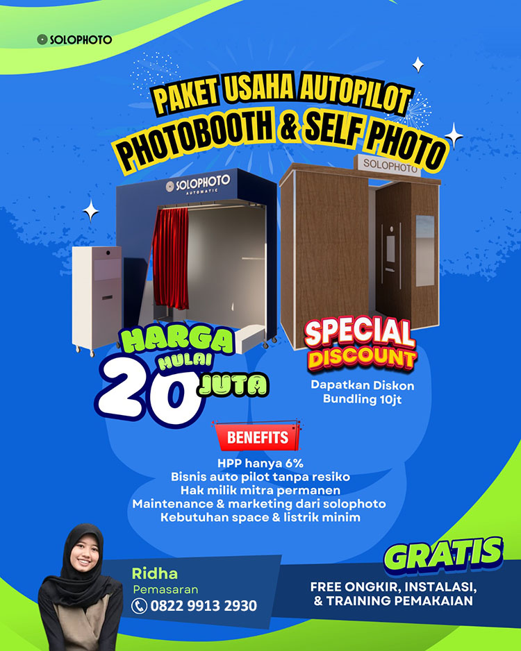Kemitraan / Peluang Bisnis Photobox & Pop Up Self Photo Solo Photo