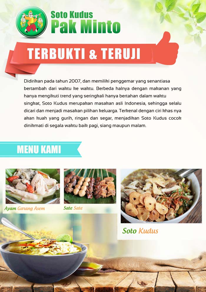 Franchise Peluang Usaha SOTO KUDUS PAK MINTO