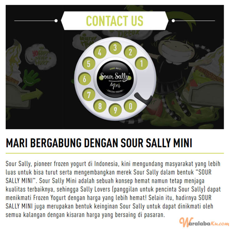 Franchise Peluang Usaha Sour Sally Mini