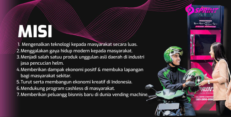 Kemitraan / Peluang Bisnis Vending Mesin Cuci Helm Otomatis Sprint