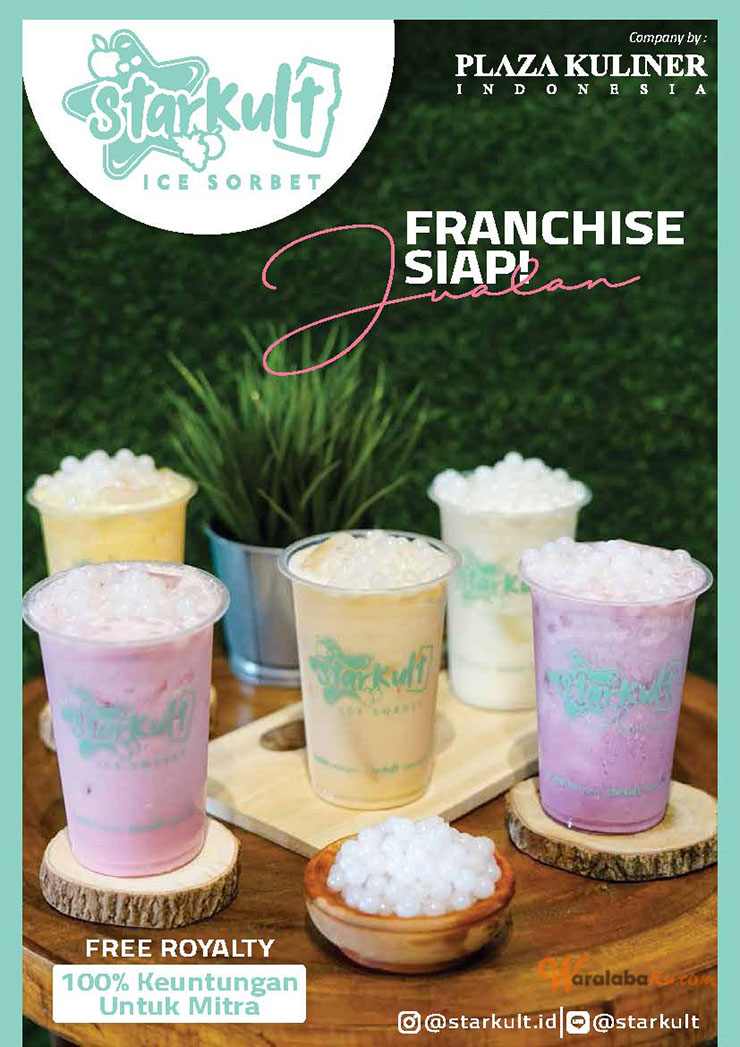 Franchise Peluang Usaha Minuman Buah | Starkult Ice Sorbet