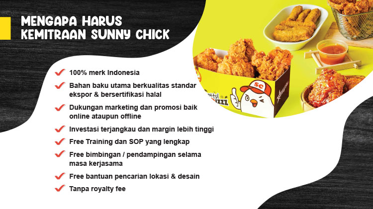 Kemitraan Peluang Bisnis Resto Fast Food Sunny Chick