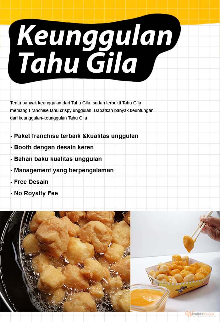 Franchise Peluang Usaha Tahu Gila