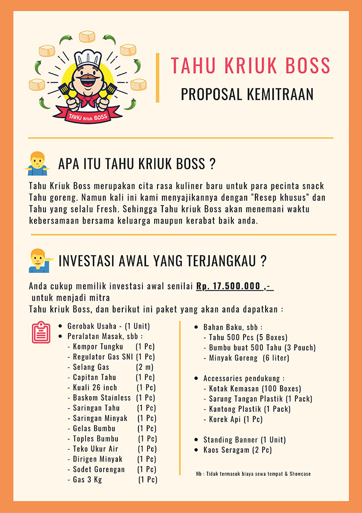 Franchise Peluang Usaha Makanan | Tahu Kriuk BOSS