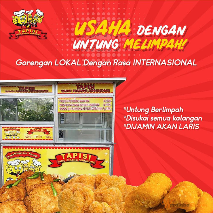 Franchise Tapisi ~ Peluang Bisnis Gorengan Tahu Pisang Singkong Crispy