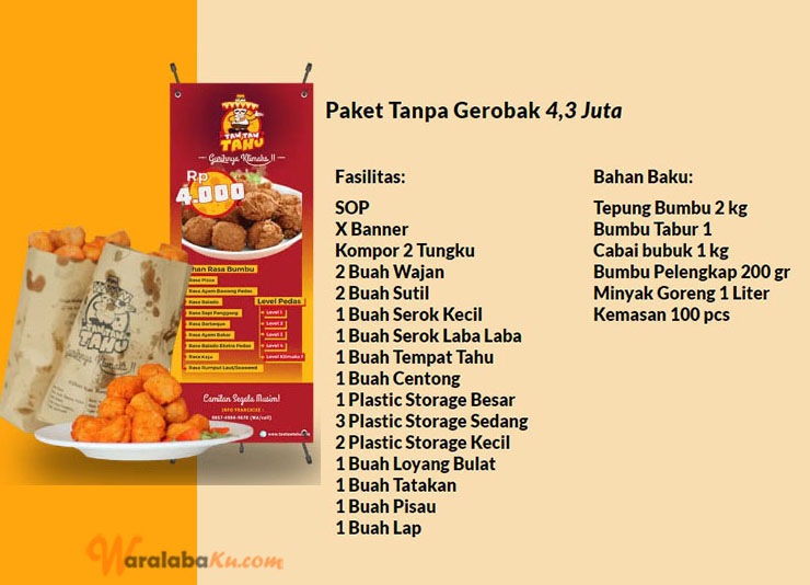 Franchise Peluang Usaha Makanan Tahu Crispy ~ Taw Taw Tahu