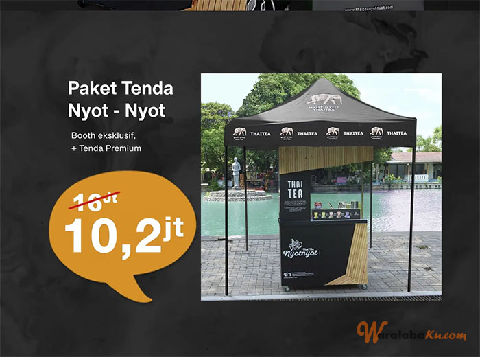 Franchise Peluang Usaha minuman teh nyot nyot thai tea Testimoni