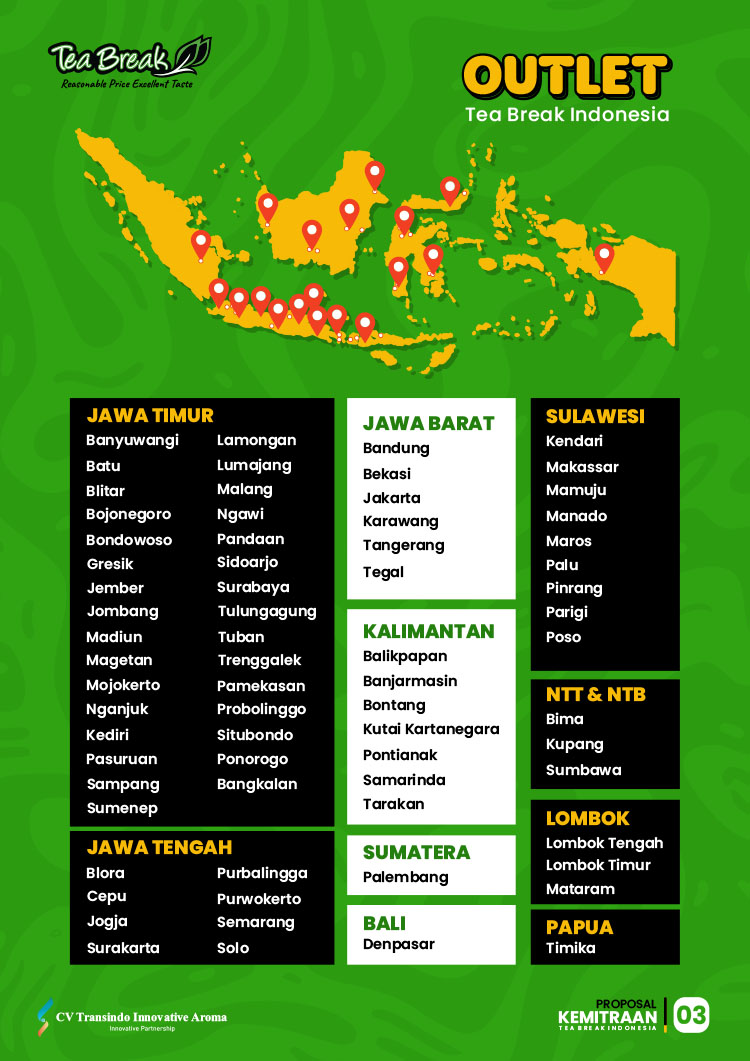 Kemitraan / Peluang Bisnis Minuman Kekinian, Teh, & Es Krim Keliling Tea Break