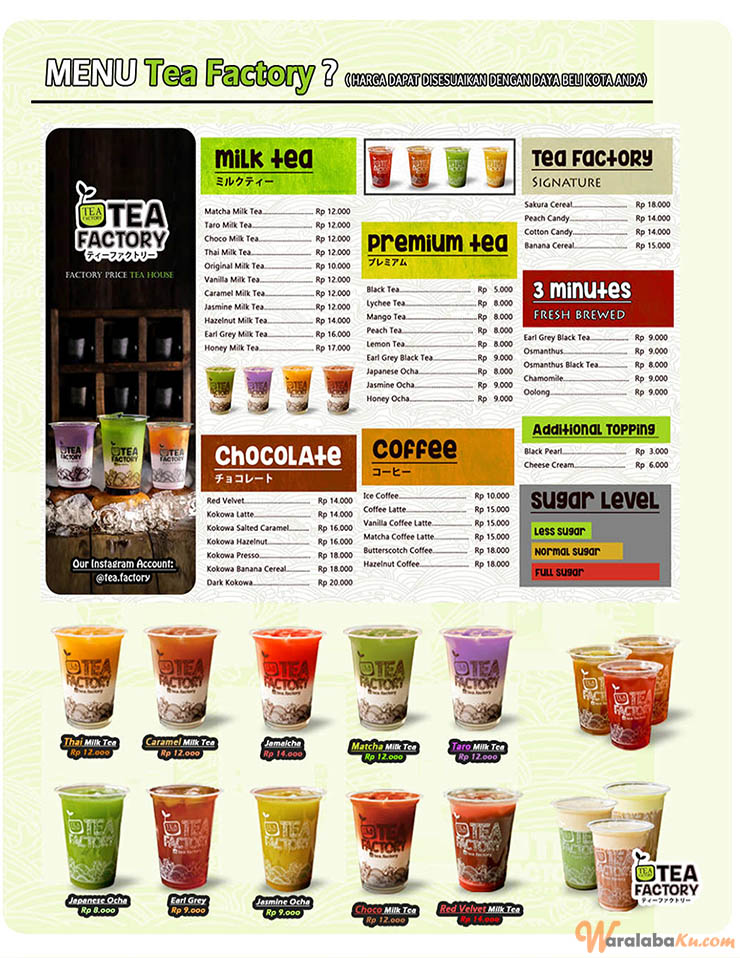 Franchise Peluang Bisnis Minuman Teh Factory ~ Peluang Bisnis Minuman Teh Factory