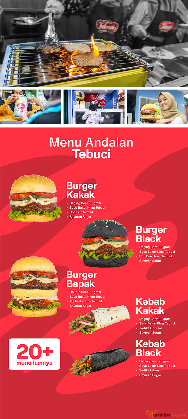 Peluang Bisnis Burger Bakar ~ Tebuci Premium Taste