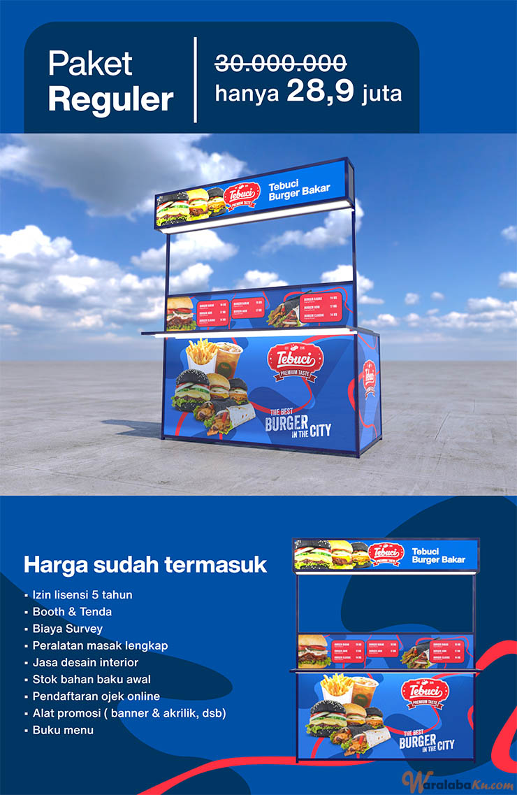 Peluang Bisnis Burger Bakar ~ Tebuci Premium Taste