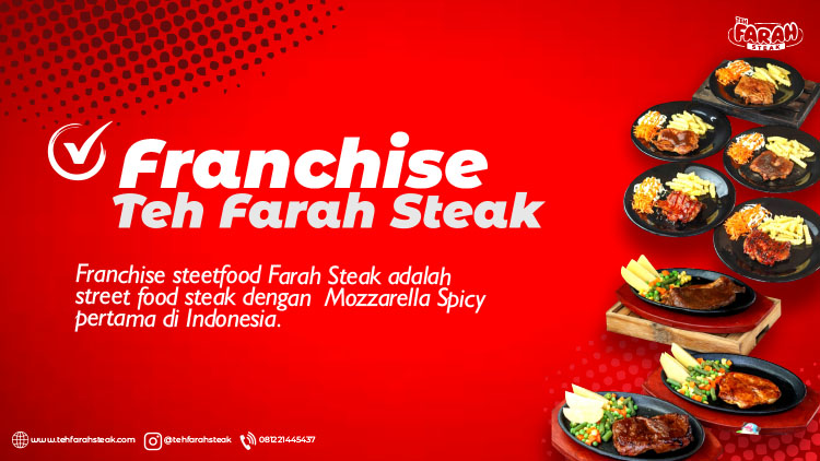 Kemitraan Peluang Bisnis Steak Jalanan Tenda Teh Farah Steak