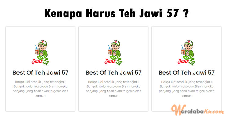 Franchise Peluang Usaha Minuman ~ Teh Jawi 57