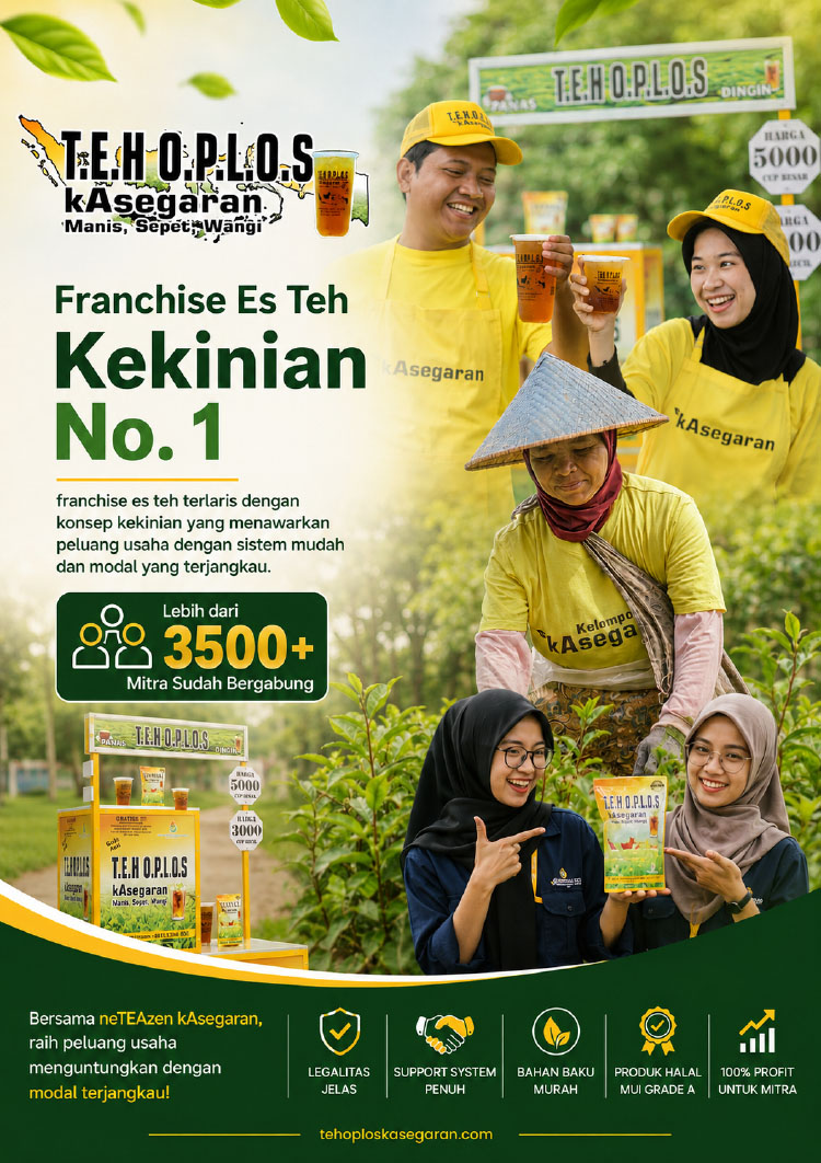 Kemitraan / Peluang Bisnis Modal Kecil Es Teh Oplos Kasegaran Kemitraan / Peluang Bisnis Modal Kecil Es Teh Oplos Kasegaran