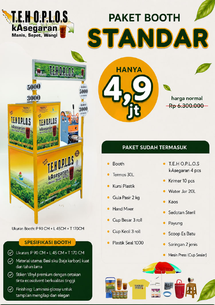 Kemitraan / Peluang Bisnis Modal Kecil Es Teh Oplos Kasegaran Kemitraan / Peluang Bisnis Modal Kecil Es Teh Oplos Kasegaran