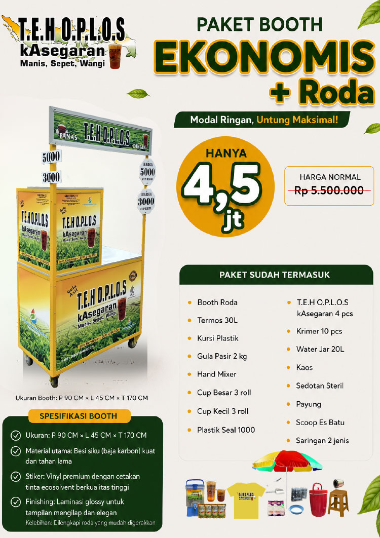Kemitraan / Peluang Bisnis Modal Kecil Es Teh Oplos Kasegaran Kemitraan / Peluang Bisnis Modal Kecil Es Teh Oplos Kasegaran