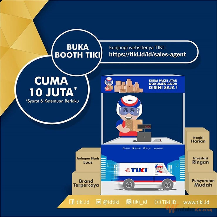 Franchise TIKI Titipan Kilat ~ Peluang Bisnis Jasa Kurir Pengiriman Barang & Dokumen
