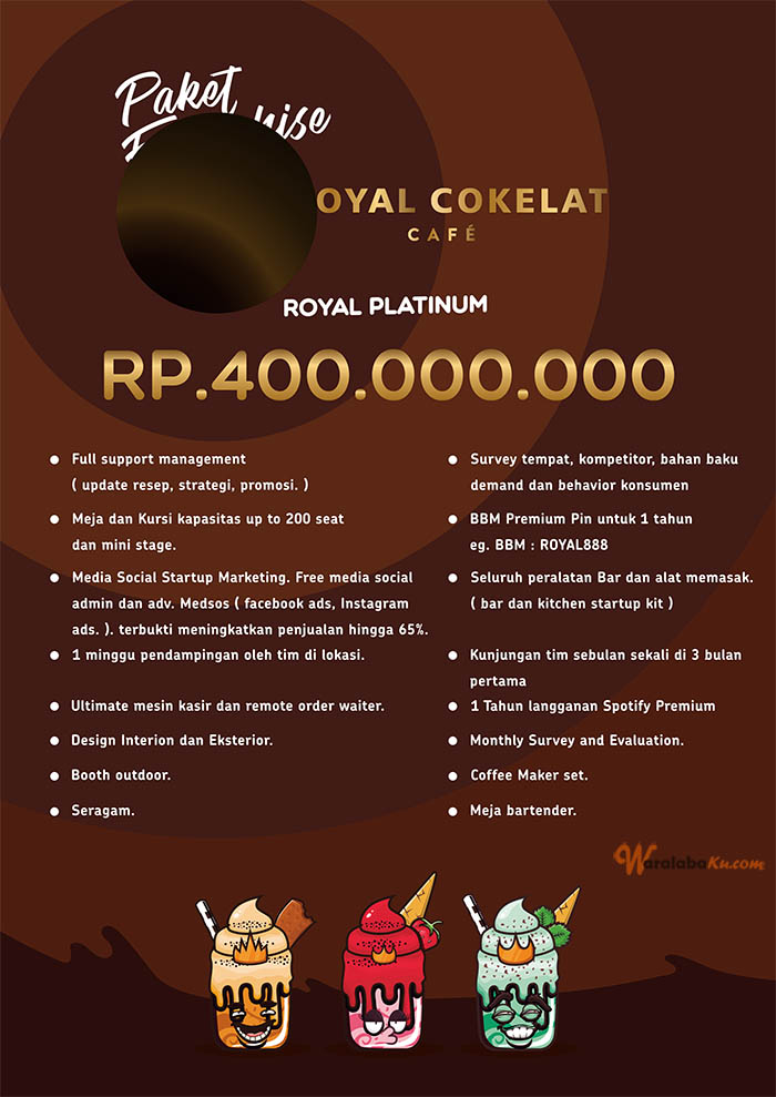 Franchise Peluang Usaha Royal Cokelat