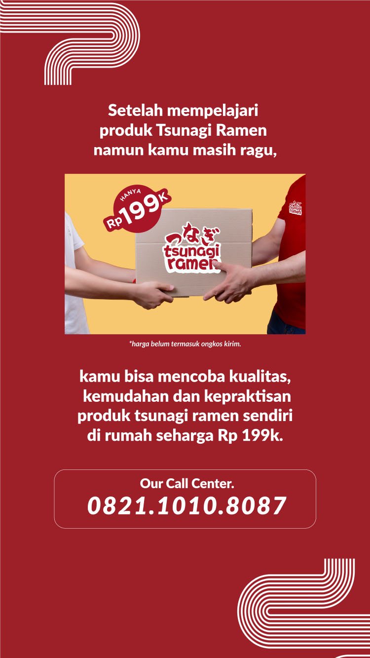 Kemitraan Peluang Bisnis Restoran Jepang Tsunagi Ramen