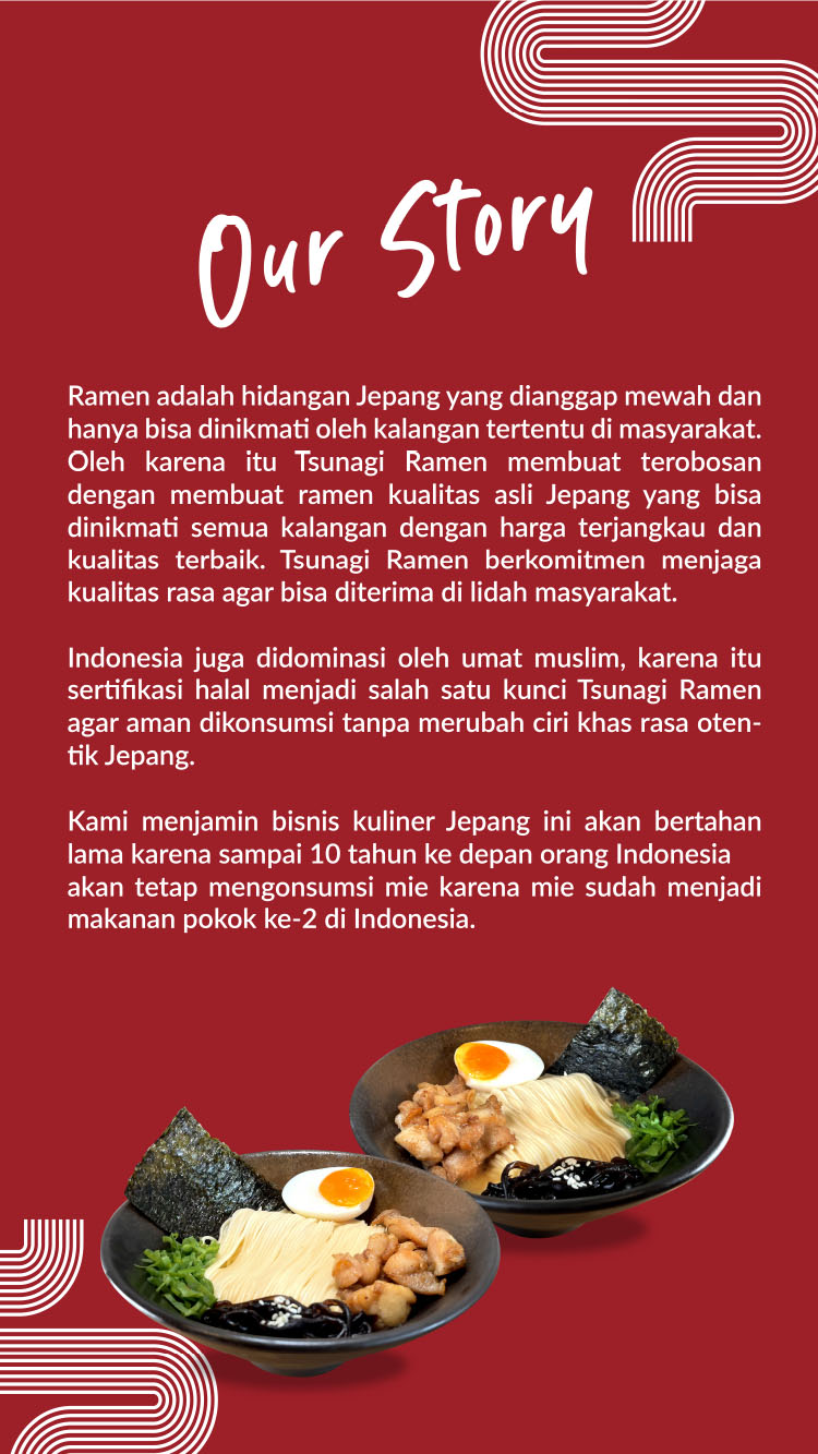 Kemitraan Peluang Bisnis Restoran Jepang Tsunagi Ramen