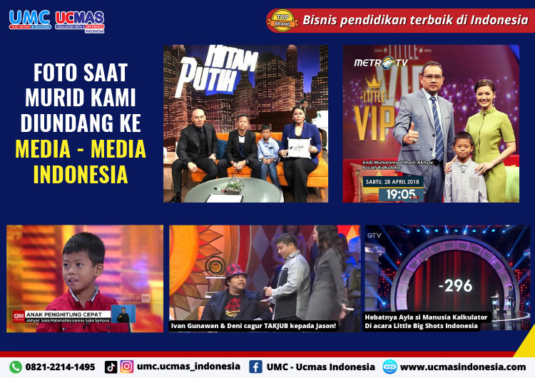 Kemitraan / Peluang Bisnis Kursus Matematika & Mental Aritmatika Sempoa UCMAS