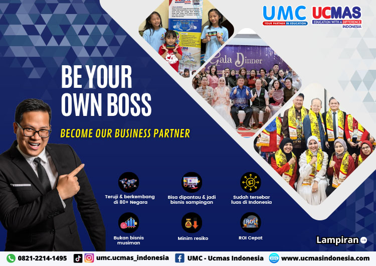 Kemitraan / Peluang Bisnis Kursus Matematika & Mental Aritmatika Sempoa UCMAS