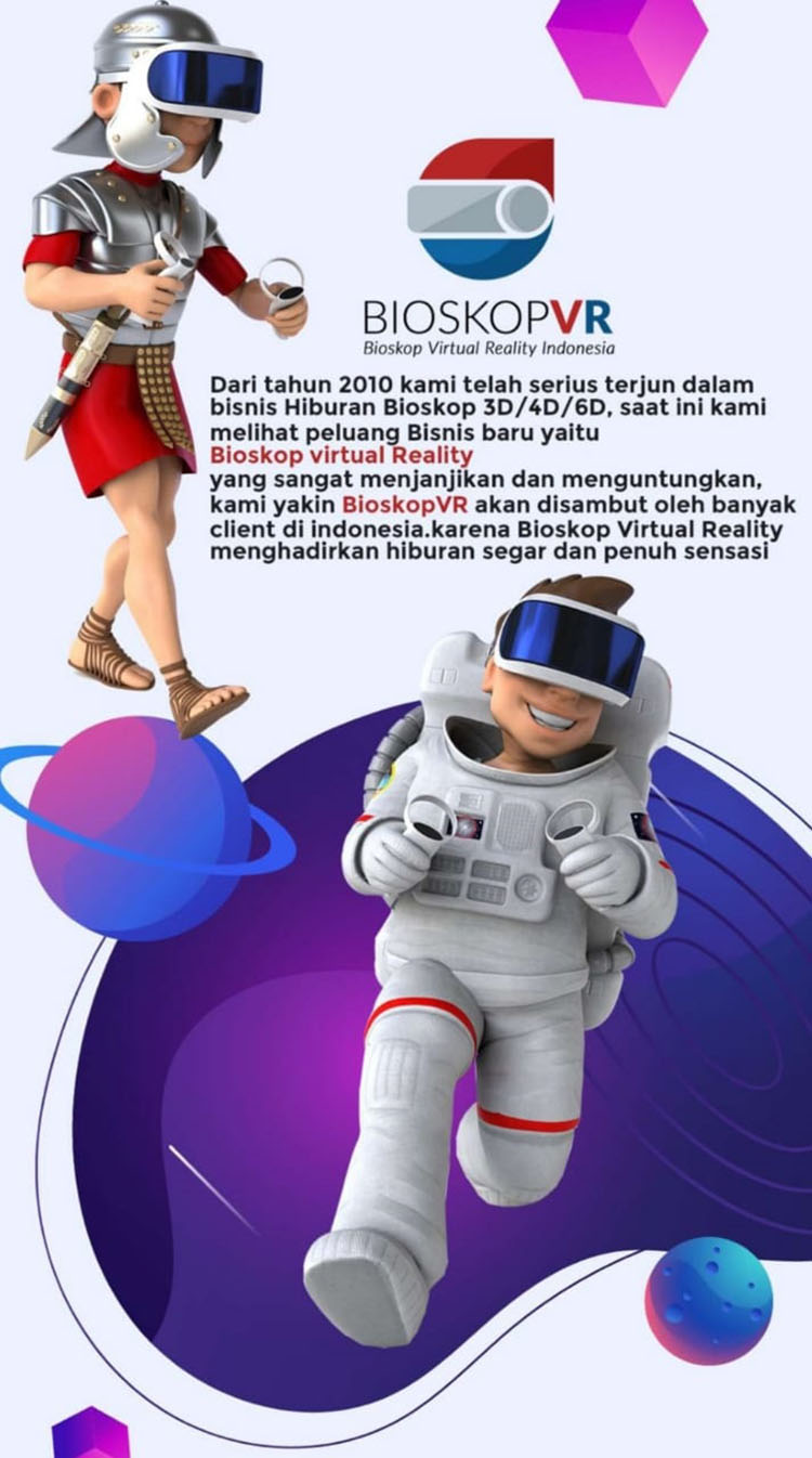 Kemitraan Peluang Bisnis Bioskop Mini VR 3D Goes To School