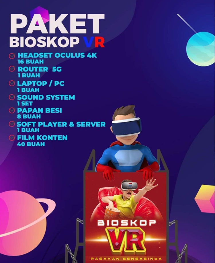 Kemitraan Peluang Bisnis Bioskop Mini VR 3D Goes To School