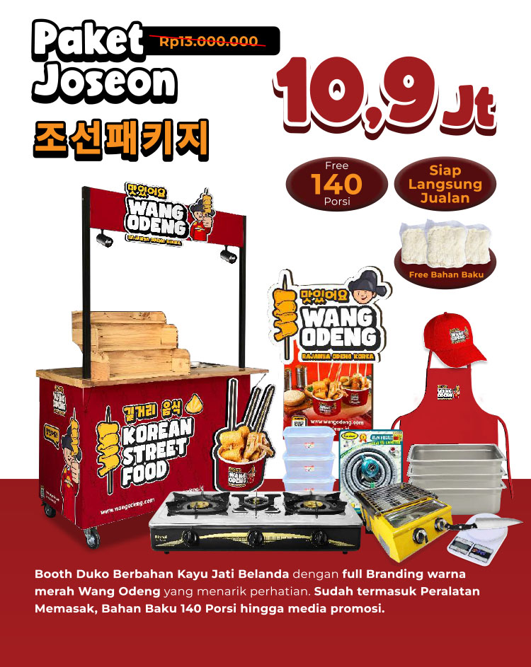 Kemitraan Peluang Bisnis Makanan Korea Wang Odeng