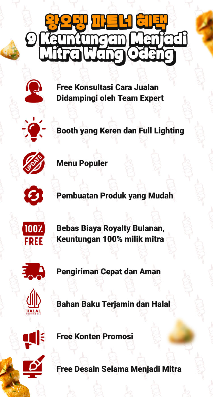 Kemitraan Peluang Bisnis Makanan Korea Wang Odeng Kemitraan Peluang Bisnis Makanan Korea Wang Odeng