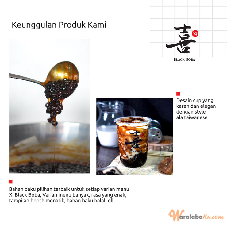 Franchise Peluang Usaha Minuman Boba - Xi Black Boba