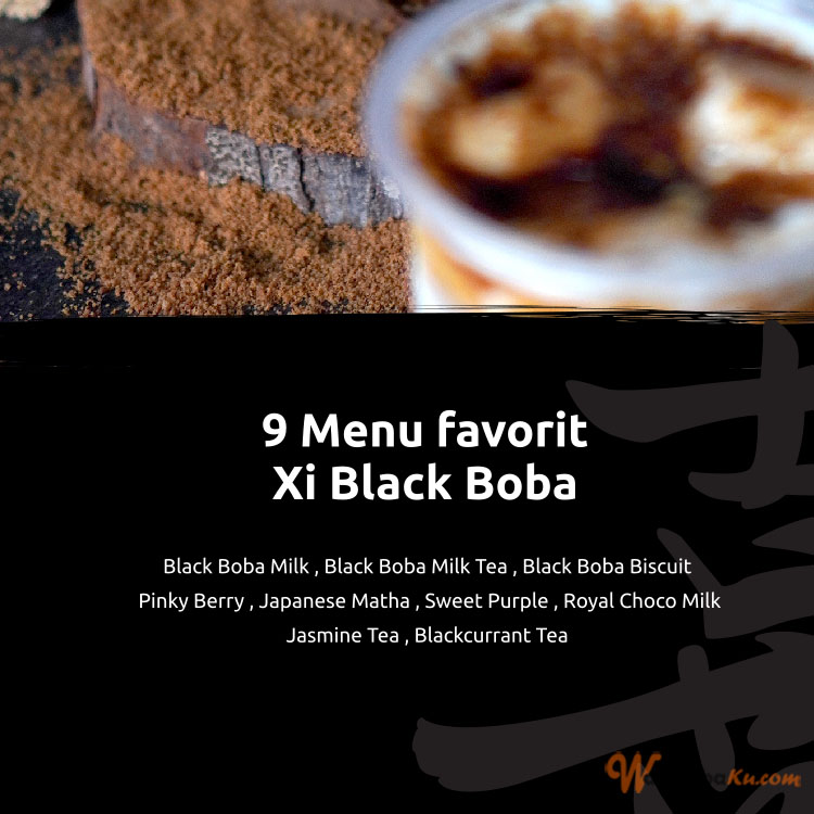 Franchise Peluang Usaha Minuman Boba - Xi Black Boba