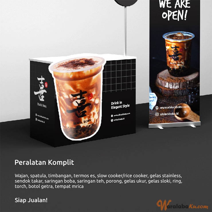 Franchise Peluang Usaha Minuman Boba - Xi Black Boba