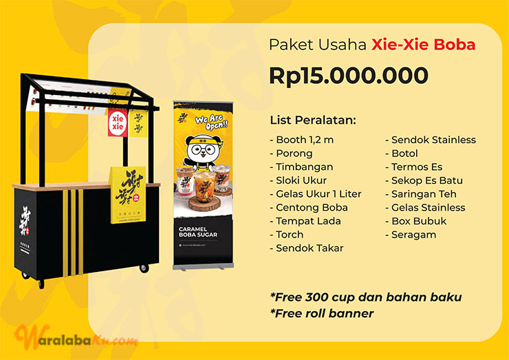 Franchise Peluang Bisnis Minuman Boba | Xie Xie Boba