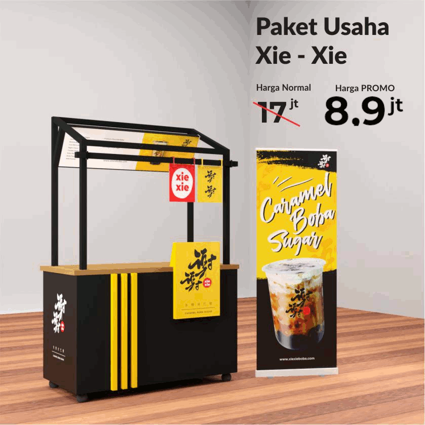 Franchise Xie xie Boba Peluang Bisnis Minuman Boba