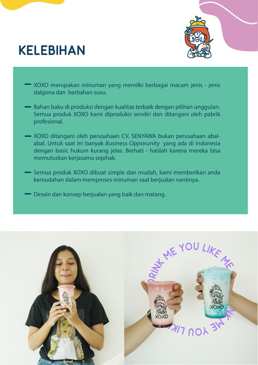 Franchise Peluang Usaha Minuman Xoxo Various Kinds Of Drinks