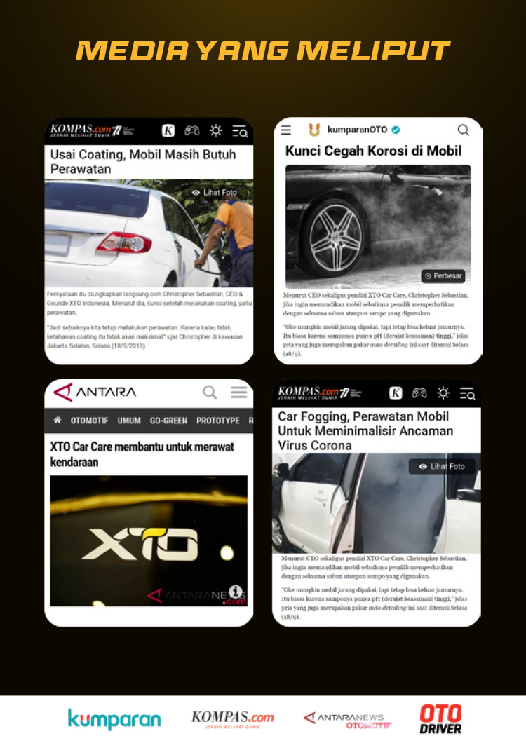 Kemitraan / Peluang Bisnis Auto Detailing Coating XTO Car Care