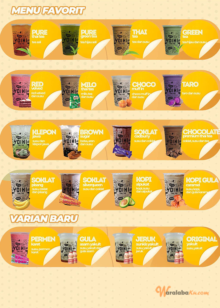 Franchise Peluang Usaha Minuman Teh ~ YOIKI THAI TEA INDONESIA