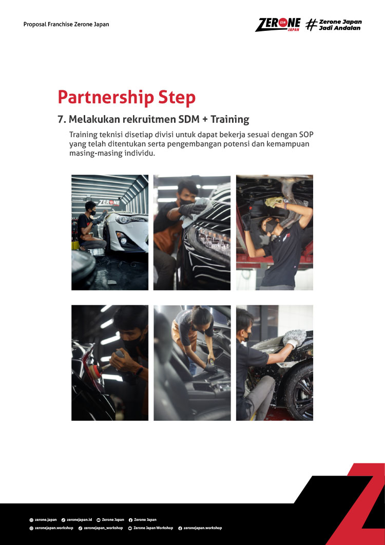 Kemitraan / Peluang Bisnis Perawatan Mobil Zerone Autocare & Garasi Kafe