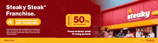 Franchise steaky steak ~ Peluang Bisnis Makanan Steak